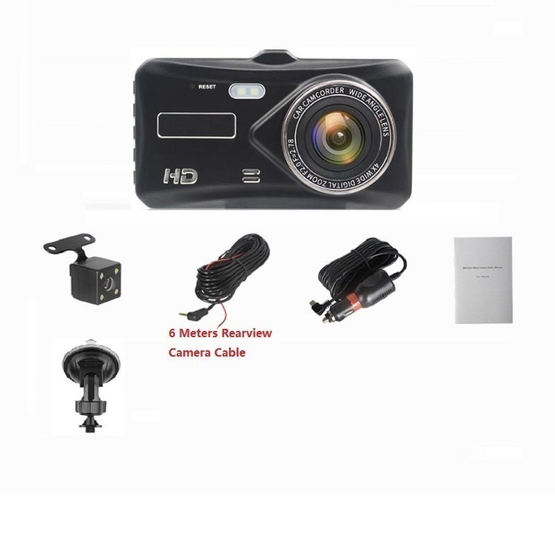Touch DashDrive - Dual Lens Dash Cam | 1080P HD Car DVR with Night Vision