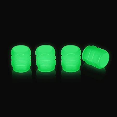 Neon Glow Universal Tyre Valve for Car and Bike