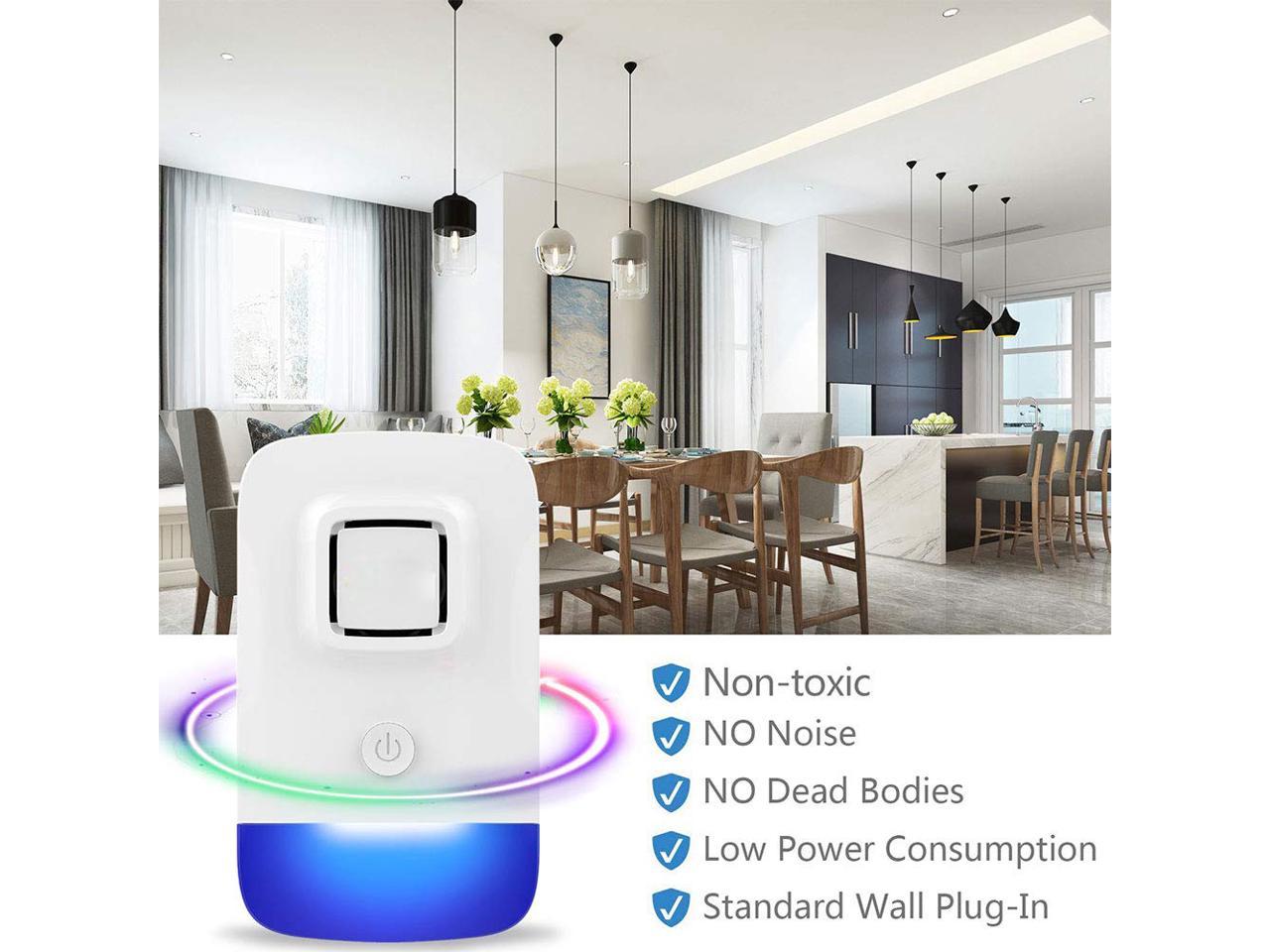 Ultrasonic Pest Repeller with Mini Night Light