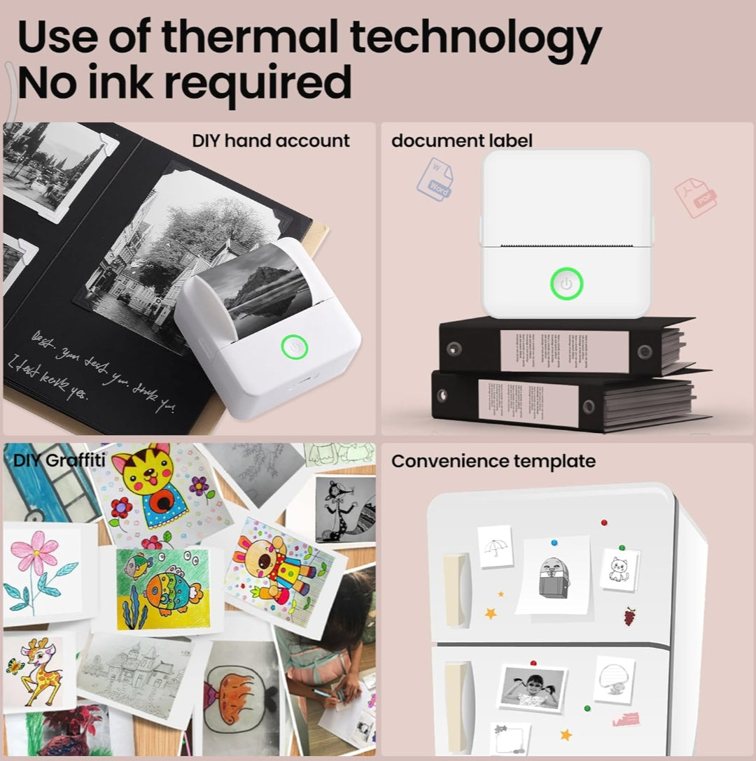 X6 Mini Thermal Printer for Labels, Stickers and Fun Projects