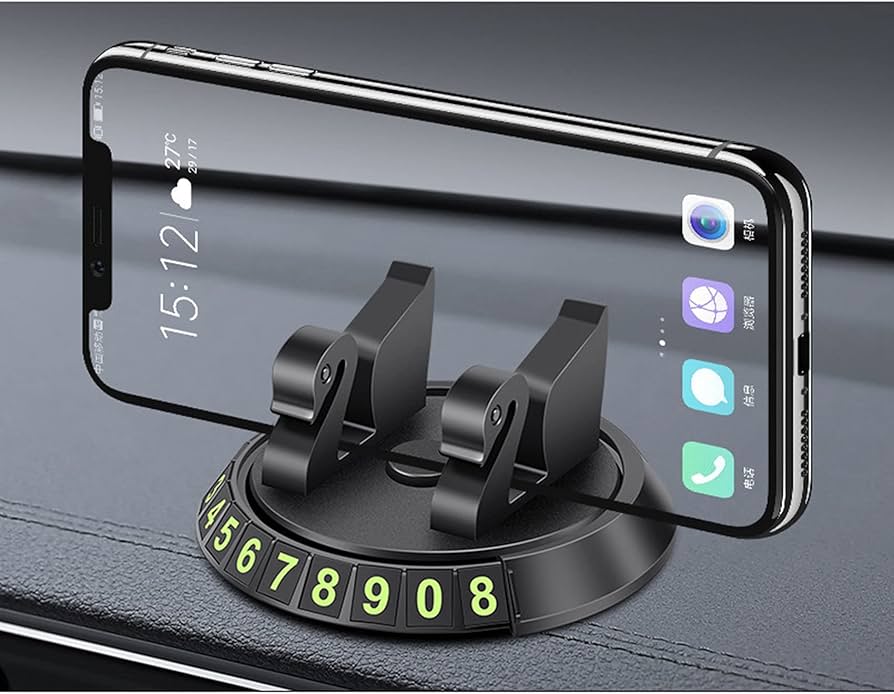 360 Universal Rotational Phone Stand With Strong Rubber Grip