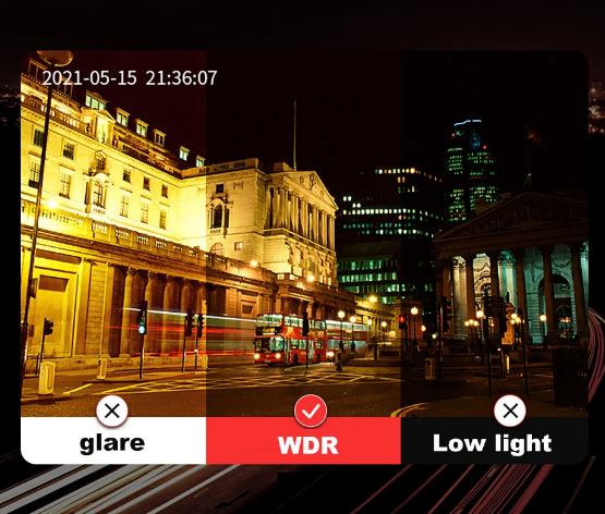 WiFi DashDrive - 1080P Triple Lens Vehicle Video Recorder
