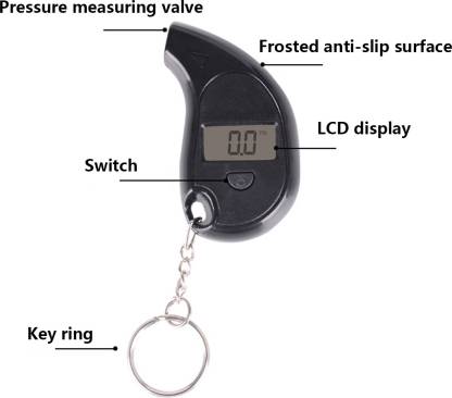 Mini Keychain Digital Tyre Guage