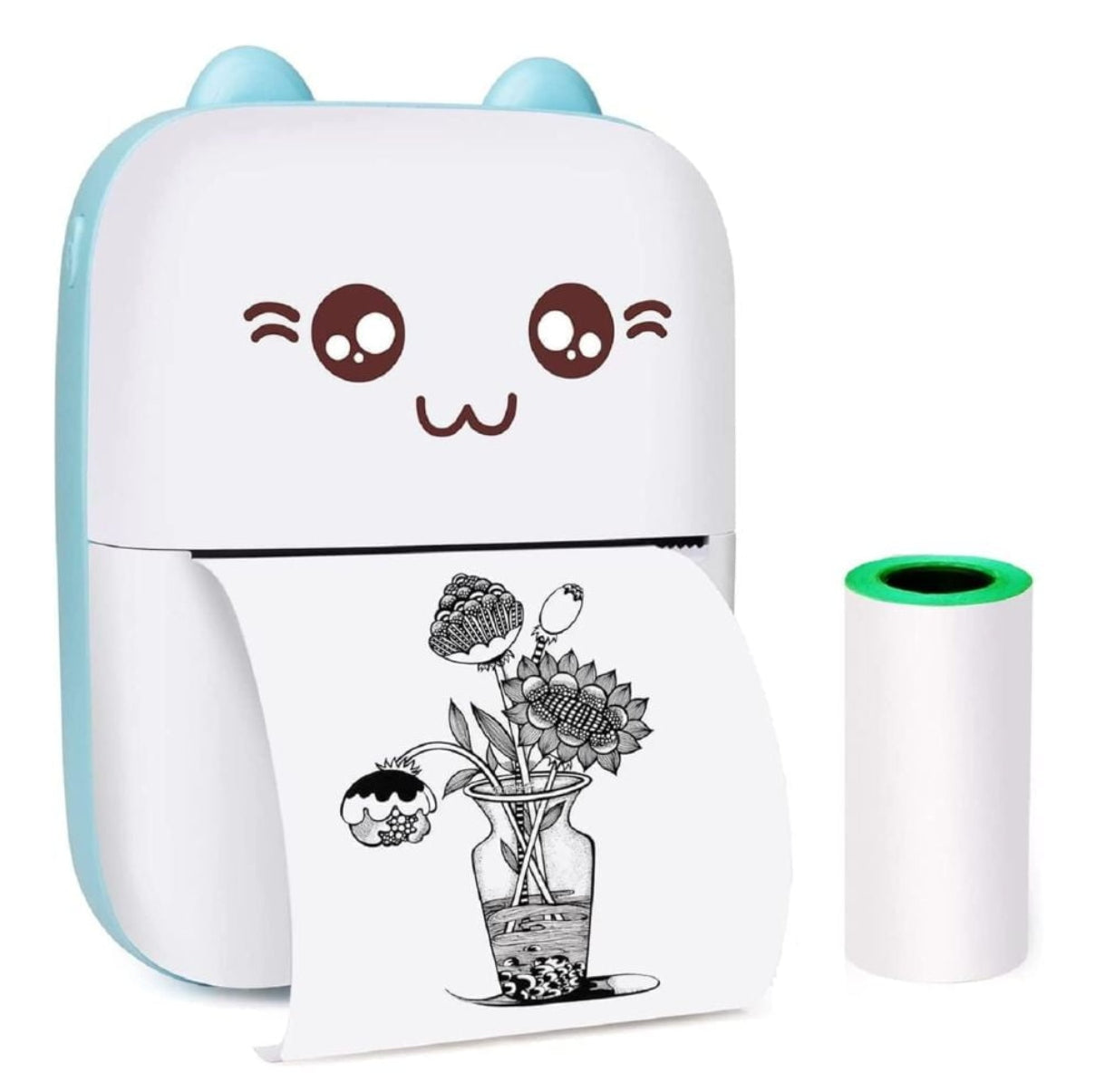 X1 X2 Mini Bluetooth Thermal Printer for Labels Stickers and Fun Projects - Blue / Printer only - Thermal Printer