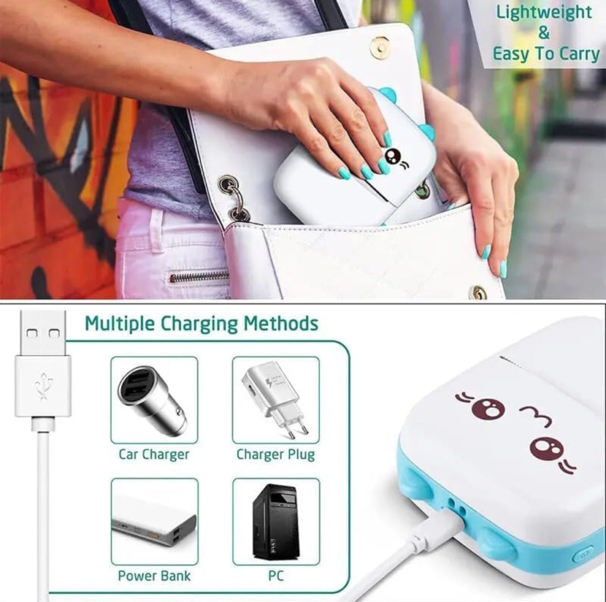 X1 X2 Mini Bluetooth Thermal Printer for Labels Stickers and Fun Projects - Thermal Printer