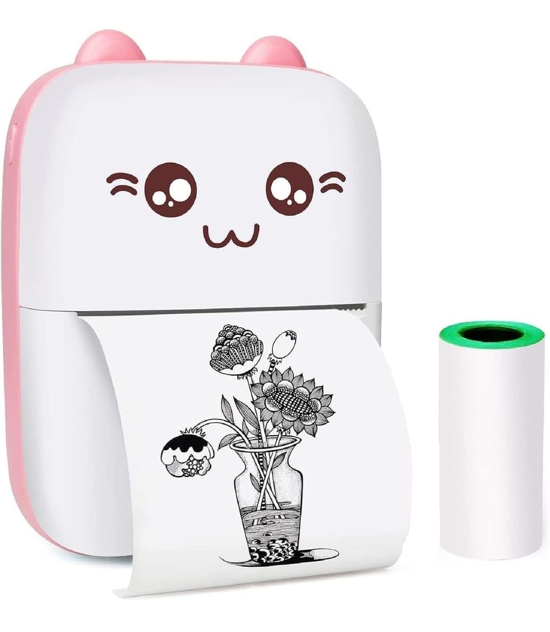 X1 X2 Mini Bluetooth Thermal Printer for Labels Stickers and Fun Projects - Pink / Printer only - Thermal Printer