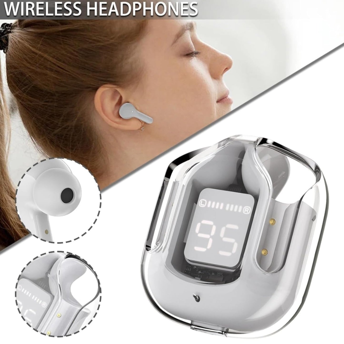 Ultrabud TWS Wireless Earbuds with ENC Noise Cancelling, HiFi Sound, & Smart Touch