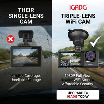 Protect Your Car With Front, Rear & Cabin Recording