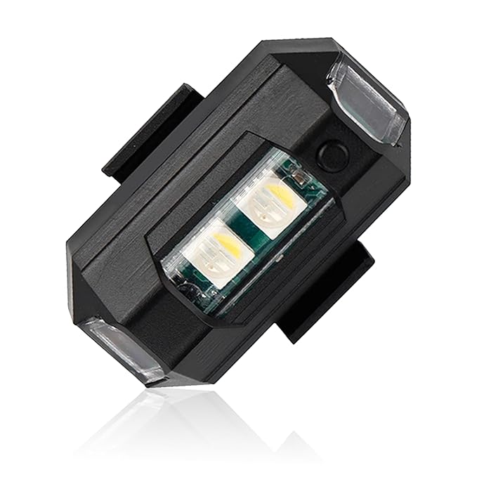 M3 Rechargeable LED Flashing Safety Light for Bike, Bicycle, Helmet & Drone