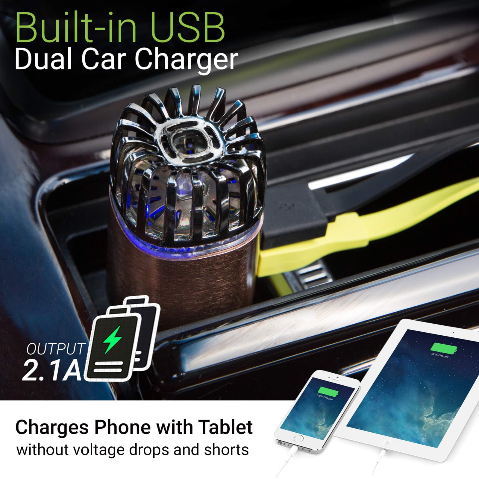 2 in 1 Car Air Purifier - Empower Your Health & Life