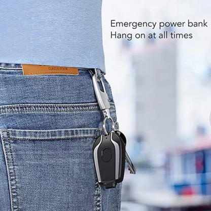 Mini Emergency Power Bank with keychain