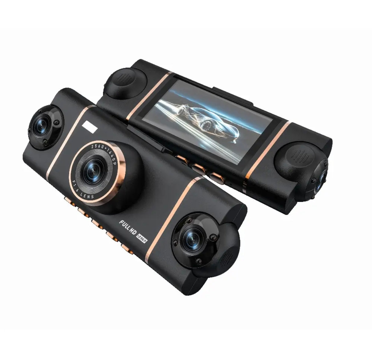 4 Lens Car Dash Camera | Full HD, G-Sensor, Motion Detection, Night Vision, Loop & Parking Recording