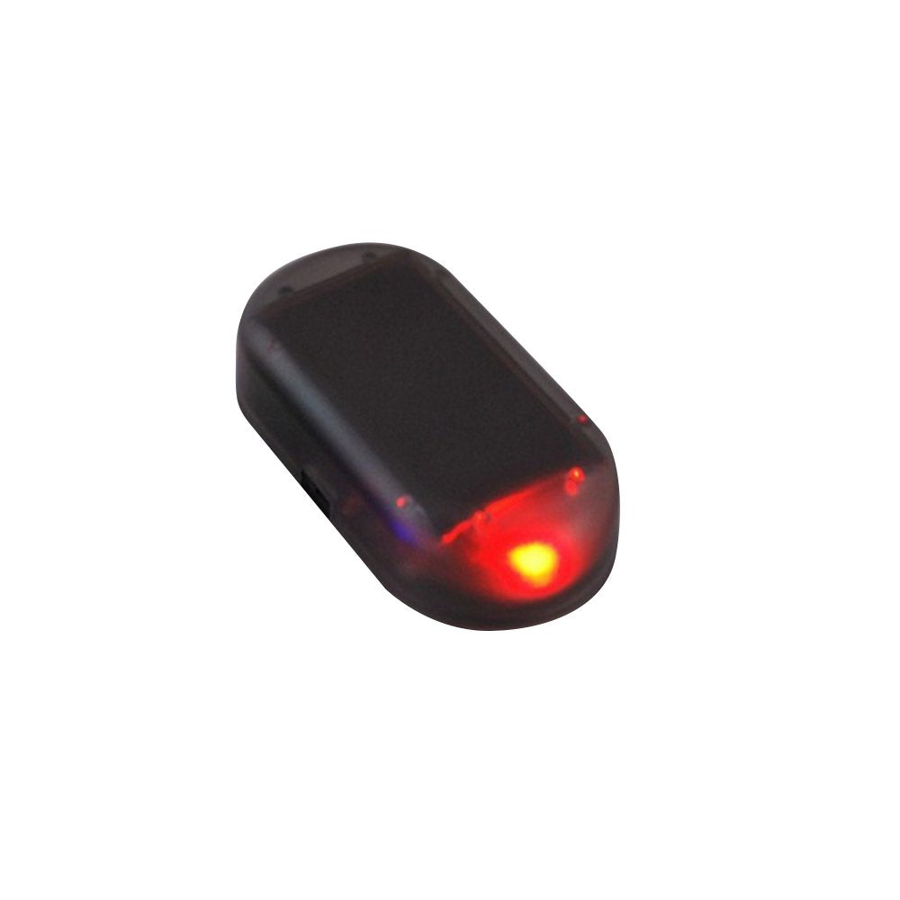 Solar Anti-Theft LED Flashing Warning Lights for Vehicles & Bikes with USB Charging