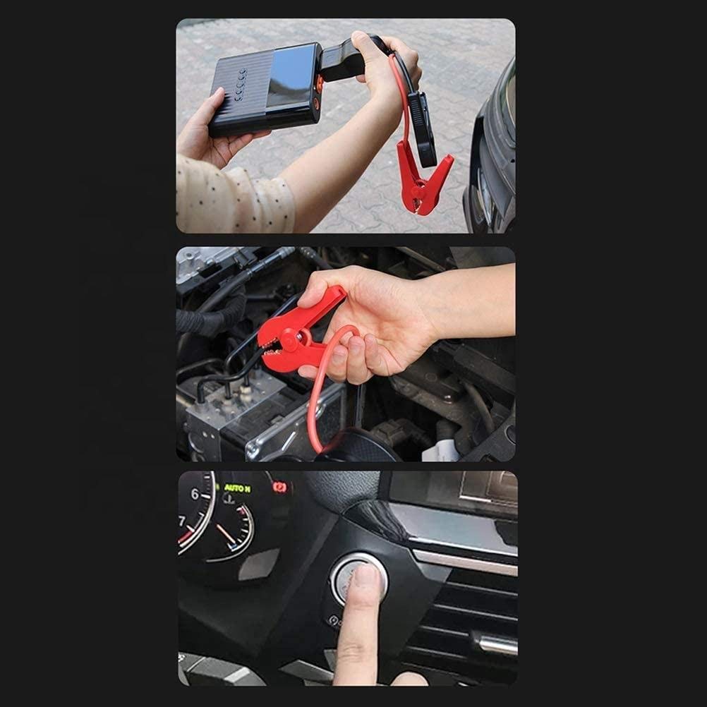 4 in 1 Car Gadget - Wireless Tyre Inflator with Jump Starter, 8000 mAH Power bank and LED Light