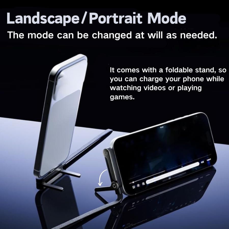Mobile Braided Cable with Foldable Phone Stand | 240W Fast Charging