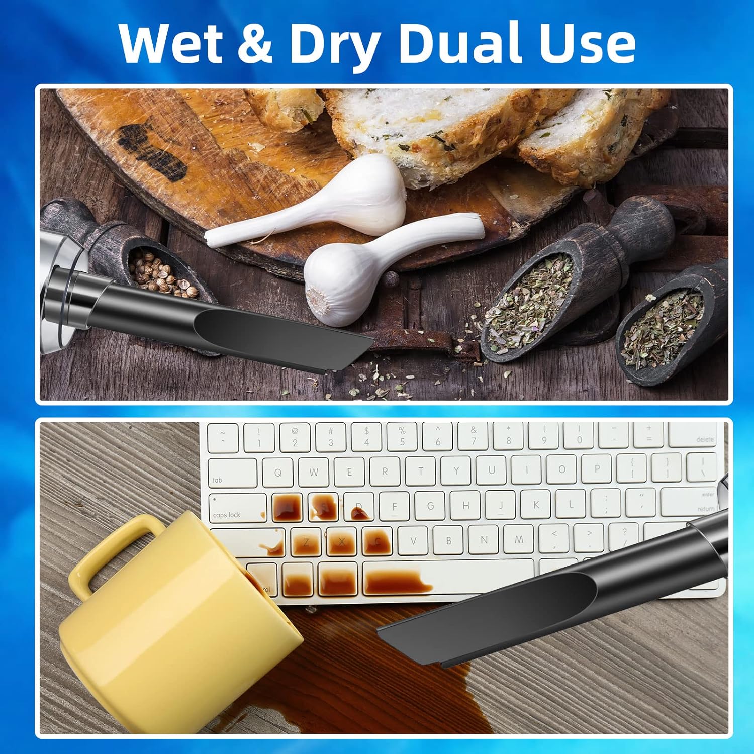 iGADG BLOWVAC PRO High Suction Portable Cordless 2 in 1 Car Vacuum Cleaner and Blower