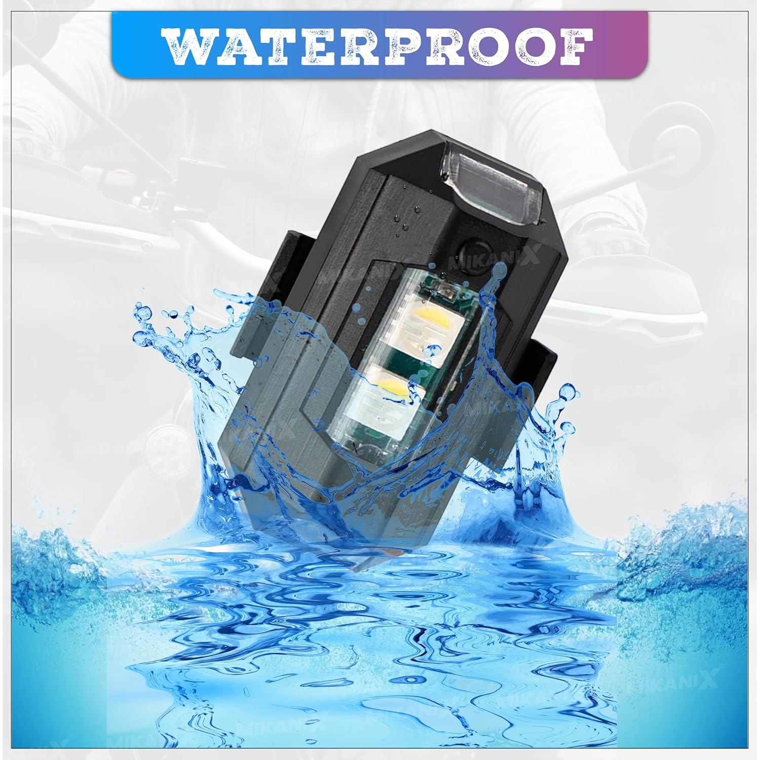 M3 Rechargeable LED Flashing Safety Light for Bike, Bicycle, Helmet & Drone