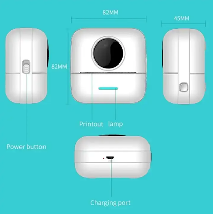 X5 Mini Thermal Printer for Labels, Stickers