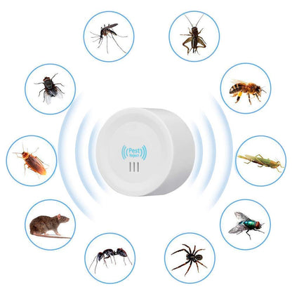 Mini Round Ultrasonic Pest Repeller