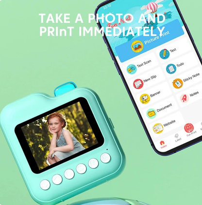 Q6 Instant Thermal Photo Camera for Kids / Children- Print anytime anywhere