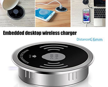 Q15 Furniture Table Top 15 watt Fast Wireless Charger