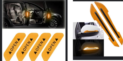 Car Reflective Stickers For All Car Safety | Combo Pack