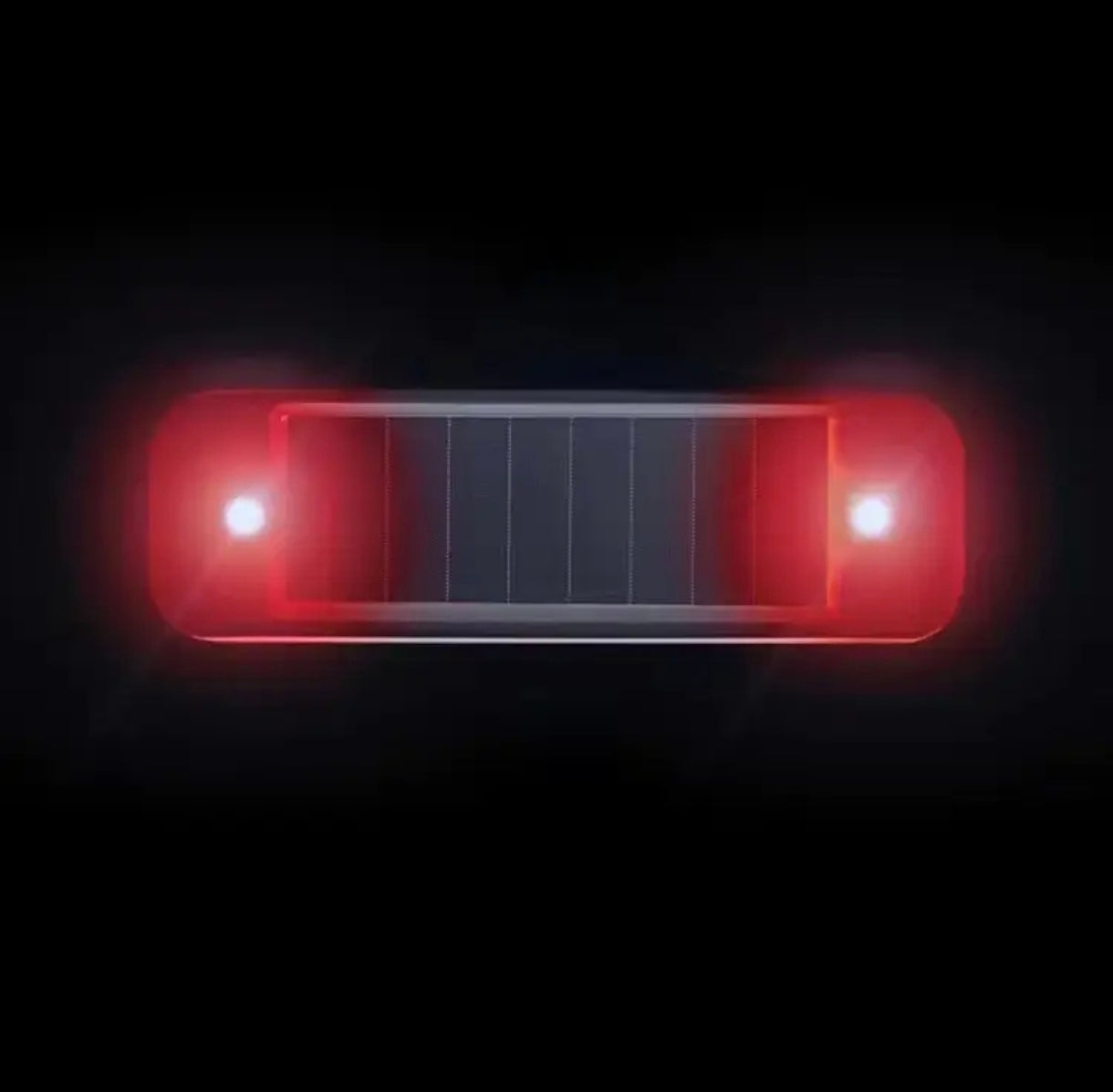 Anti-Theft Solar LED Flashing Warning Lights for Vehicles & Bikes - IP65 Waterproof - Warning Light