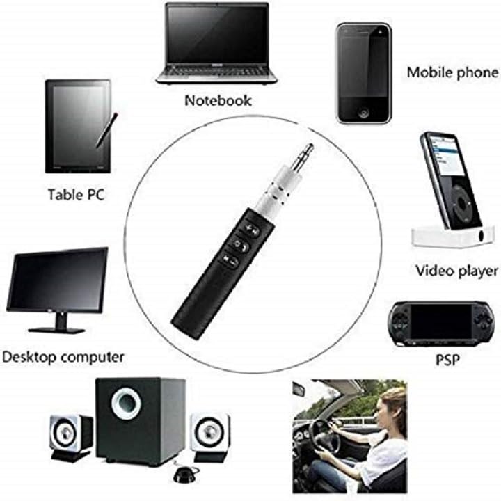 Car Bluetooth Receiver Adapter 3.5mm