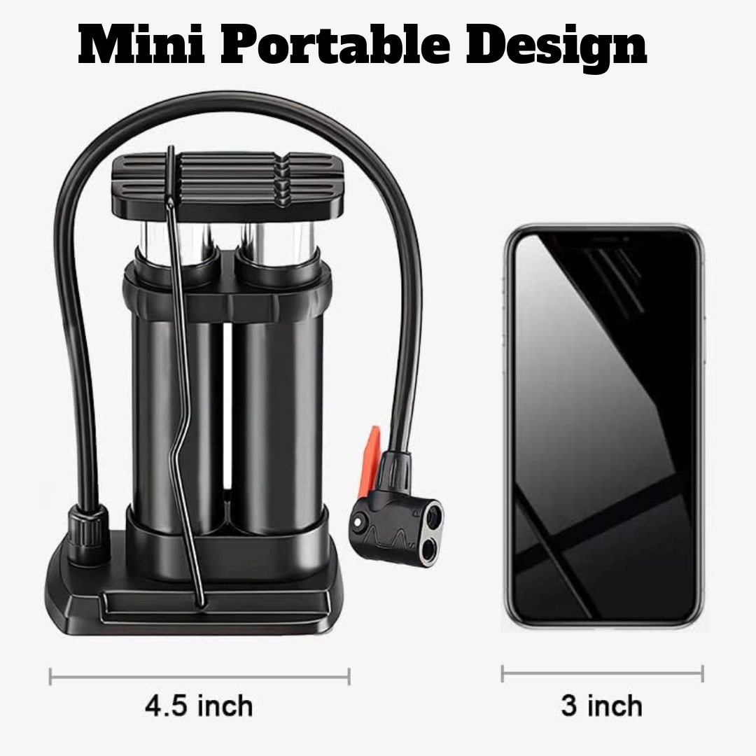 iGADG Mini Foot Pump for Cycle and Bike