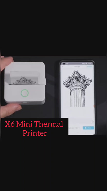 X6 Mini Thermal Printer for Labels, Stickers and Fun Projects