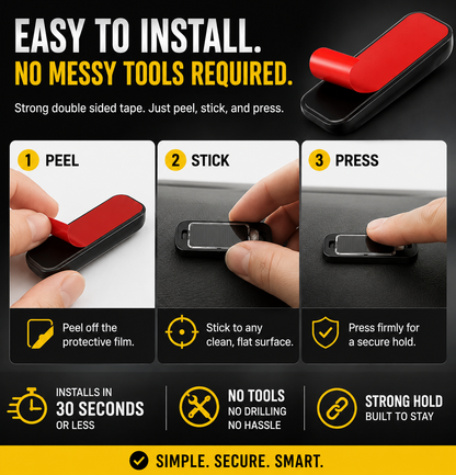 Solar Anti-Theft Flashing Light  - Front & Rear Protection (Pack of 2)